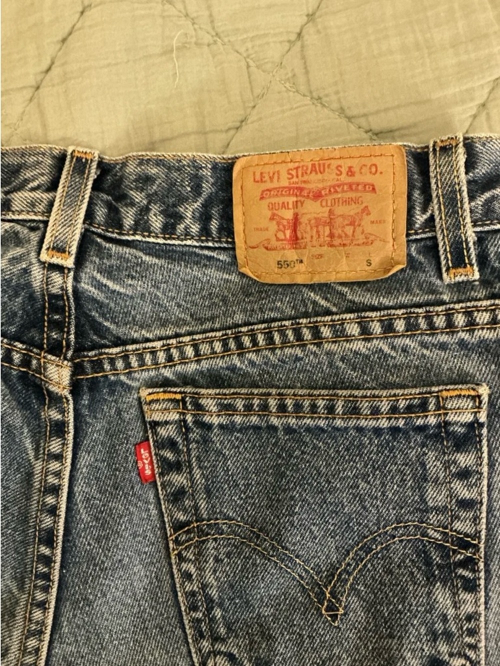 Levi's Light Blue Straight-Leg Women's Jeans - Picture 3 of 4